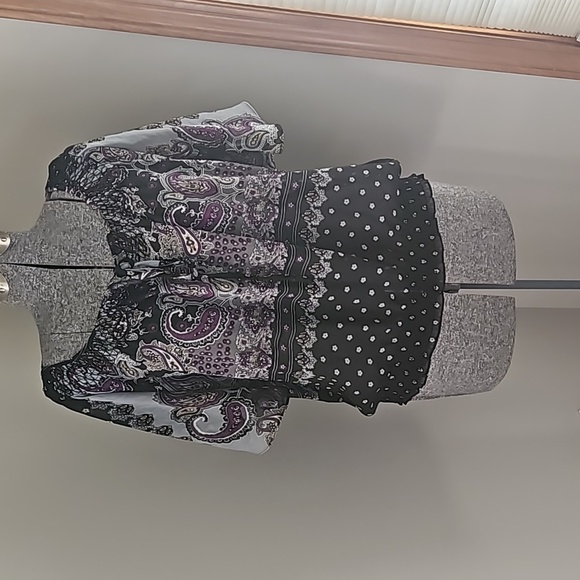 Tramp Tops - Tramp boho paisley sheer top